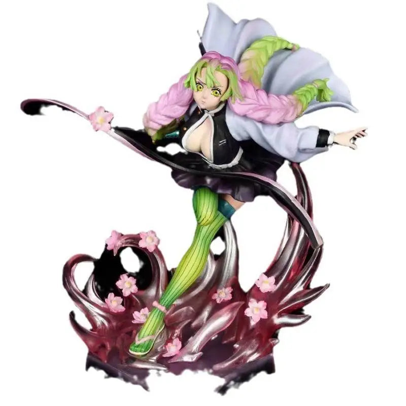 Demon Slayer 22cm Anime Figure Kanroji Mitsuri Periphery Action Figure Kimetsu no Yaiba High Quality Display Model Gift Toys Demon Slayer 22cm Anime Figure Kanroji Mitsuri Periphery Action Figure Kimetsu no Yaiba High Quality Display Model Gift Toys